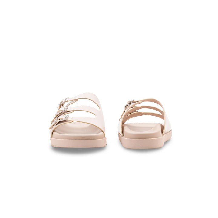 Cream Formal Slipper For Women PU0385