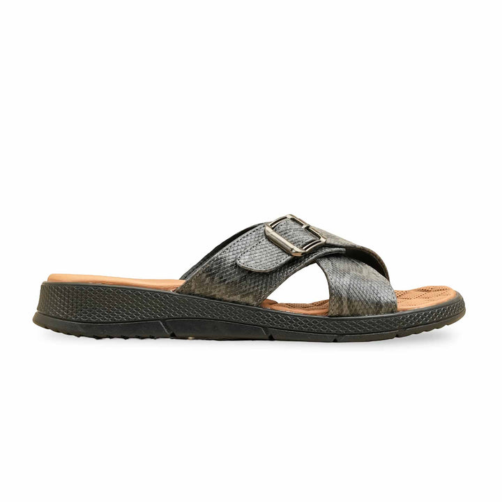 Grey Formal Slipper For Ladies PU0439