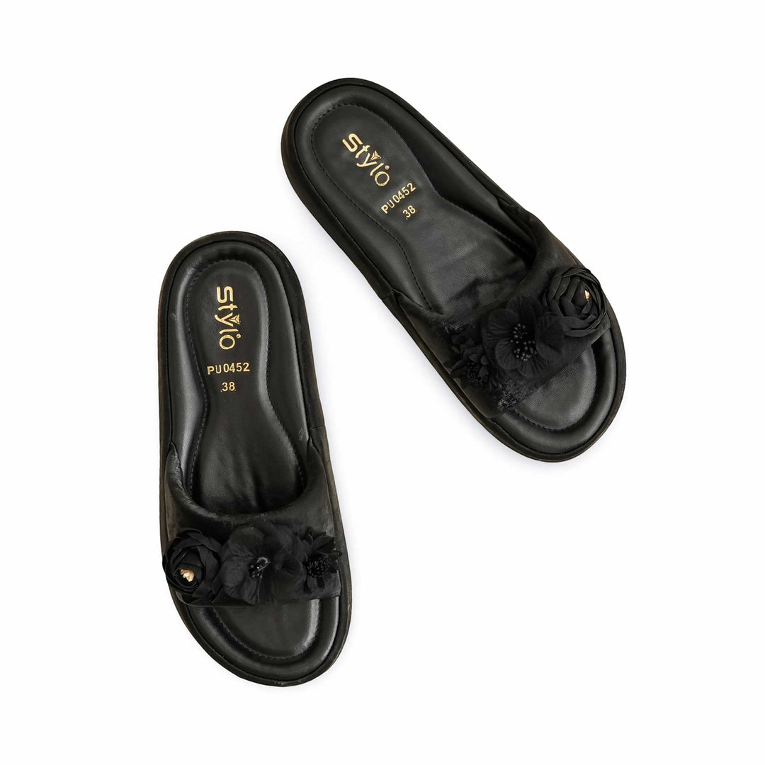 Black Formal Slipper PU0452