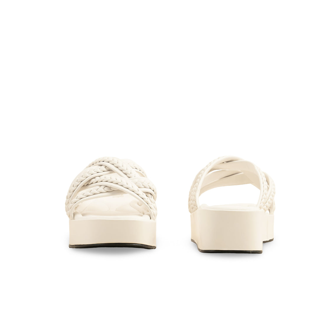 White Formal Slipper PU0475
