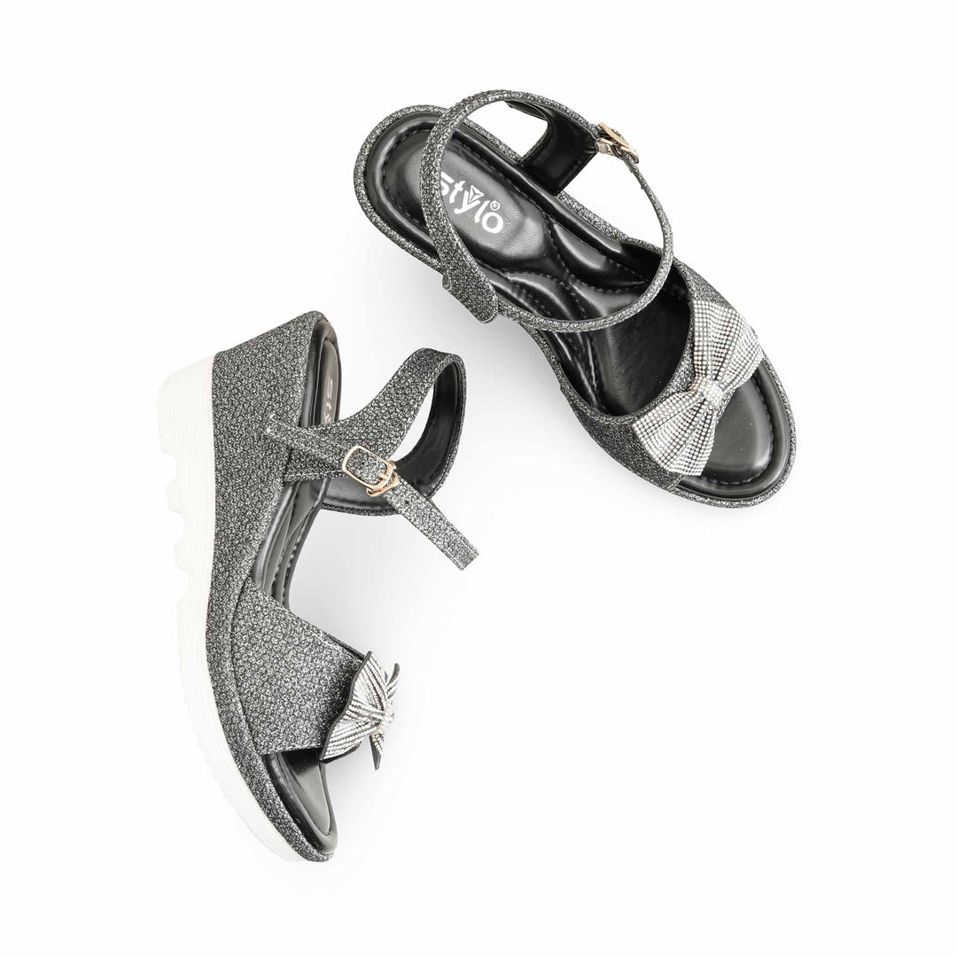 Black Formal Sandal For Ladies PU0479