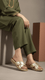 Golden Formal Slipper PU0486