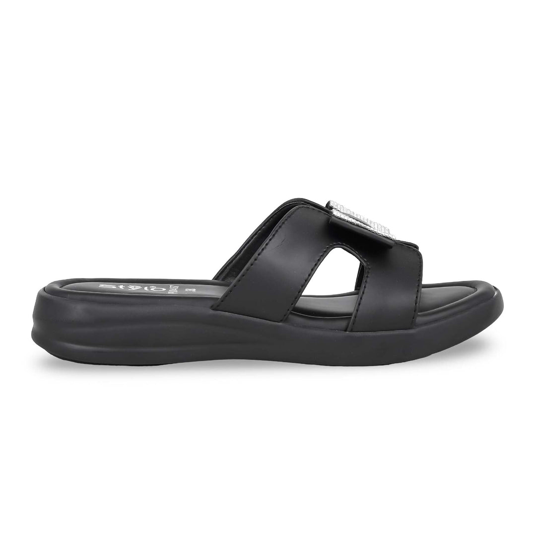 Black Formal Slipper PU0487