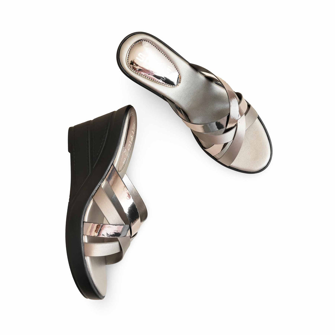 Grey Formal Slipper For Women PU0491