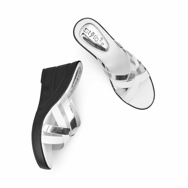 White Formal Slipper PU0491