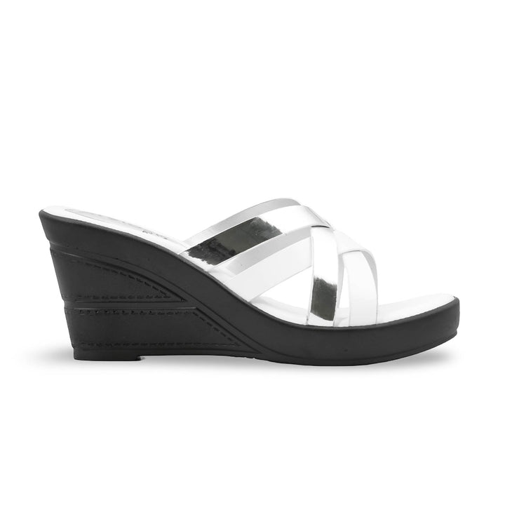 White Formal Slipper PU0491