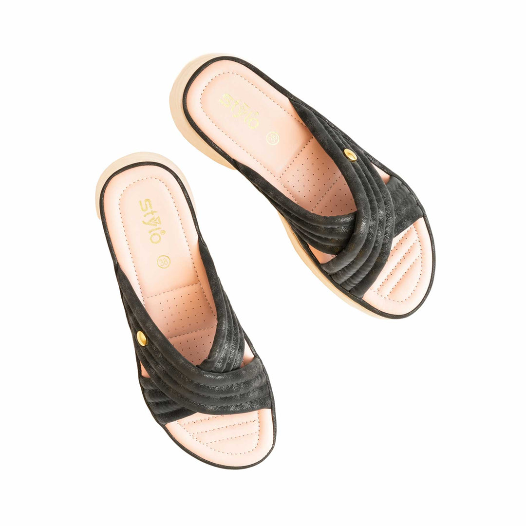 Black Formal Slipper PU0510