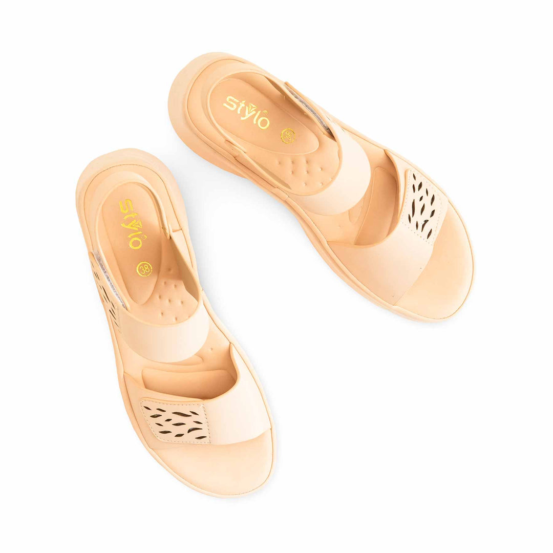 Beige Formal Sandal For Women PU0511