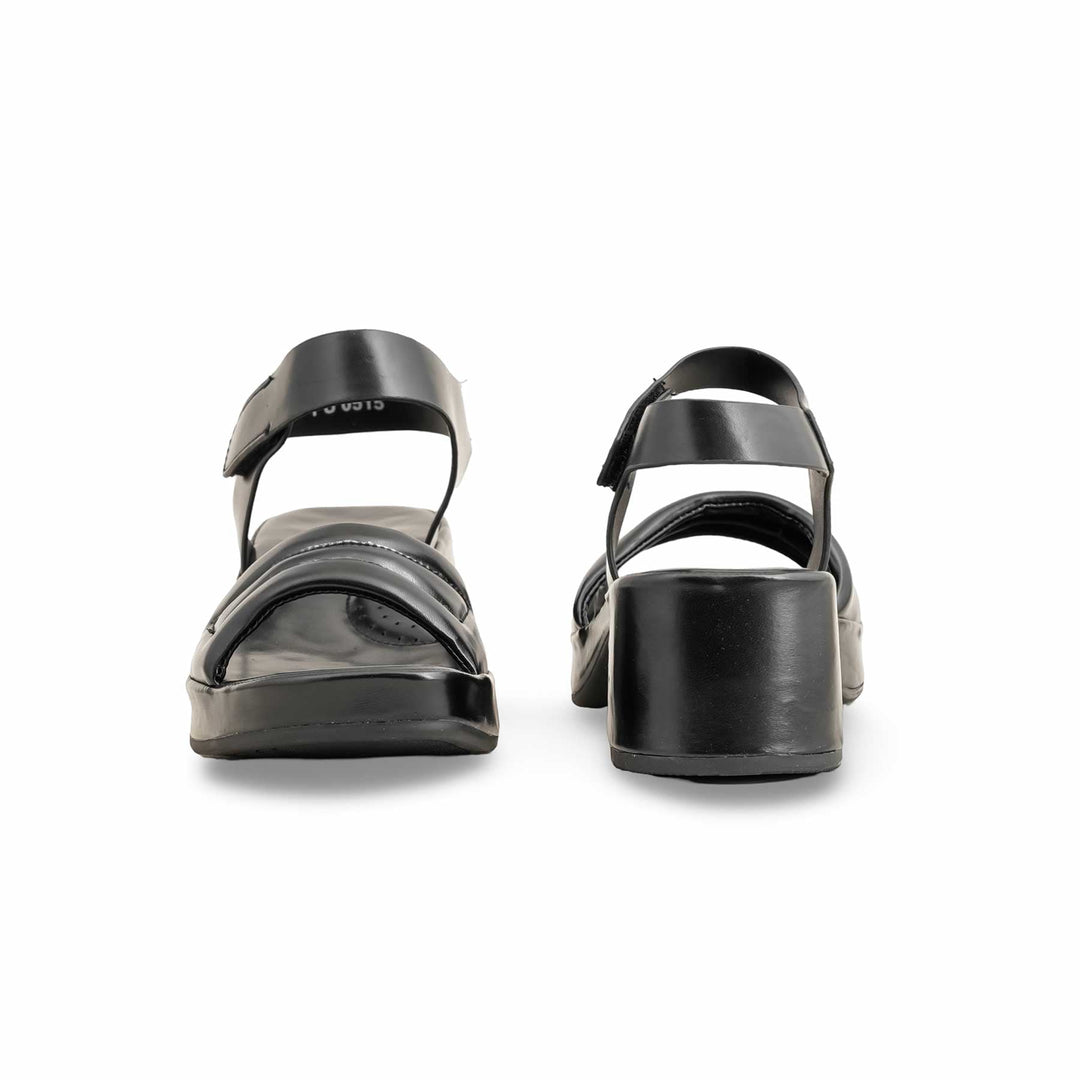 Black Formal Sandal For Women PU0515