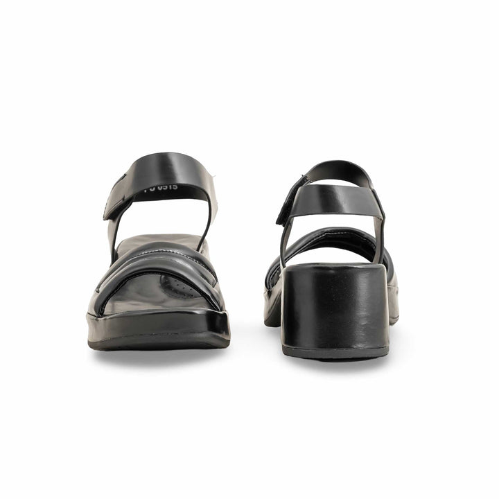 Black Formal Sandal For Women PU0515