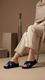 Blue Formal Slipper PU0521