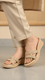 Golden Formal Slipper PU0531