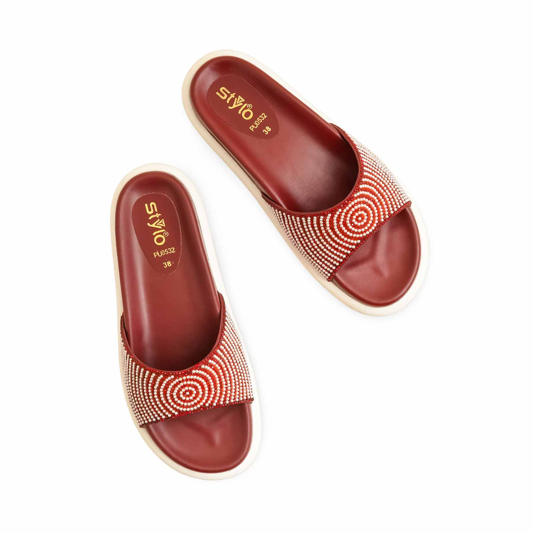 Maroon Formal Slipper PU0532