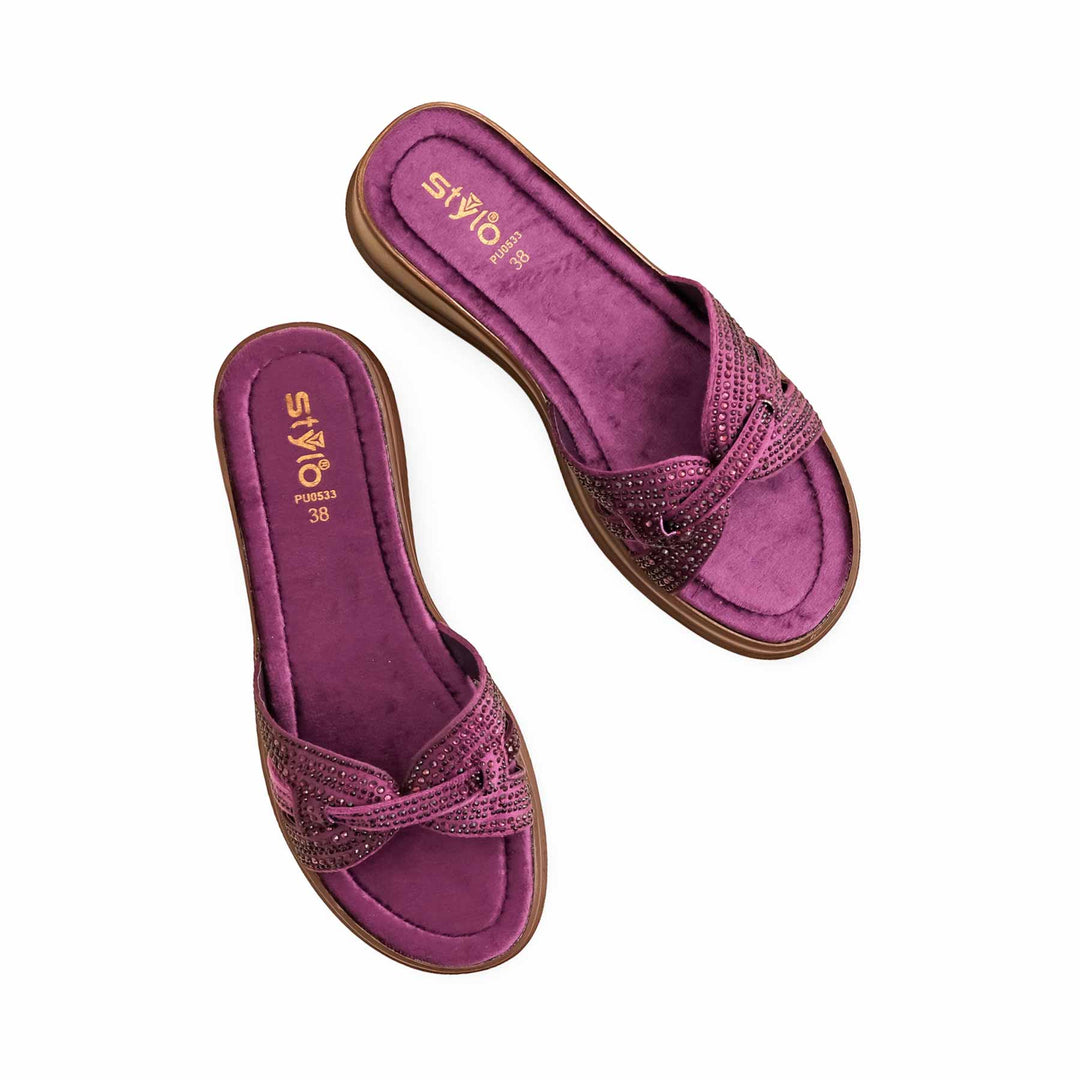 Purple Formal Slipper PU0533