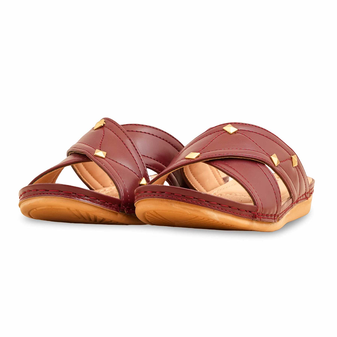 Maroon Formal Slipper PU0539