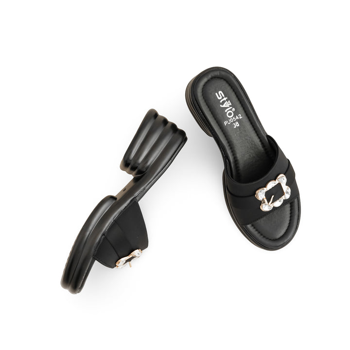 Black Formal Slipper PU0542