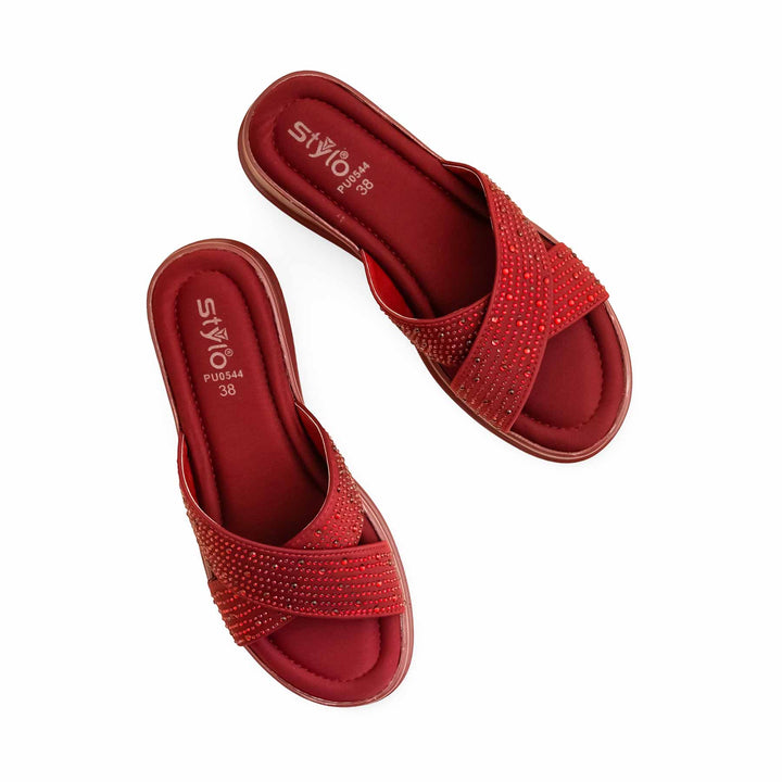 Maroon Formal Slipper PU0544