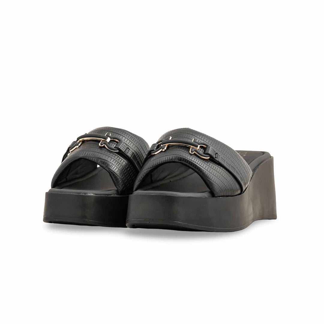 Black Formal Slipper PU0557