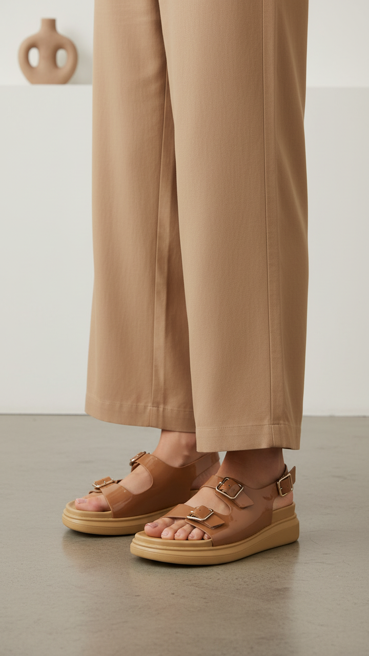 Brown Formal Sandal PU0559