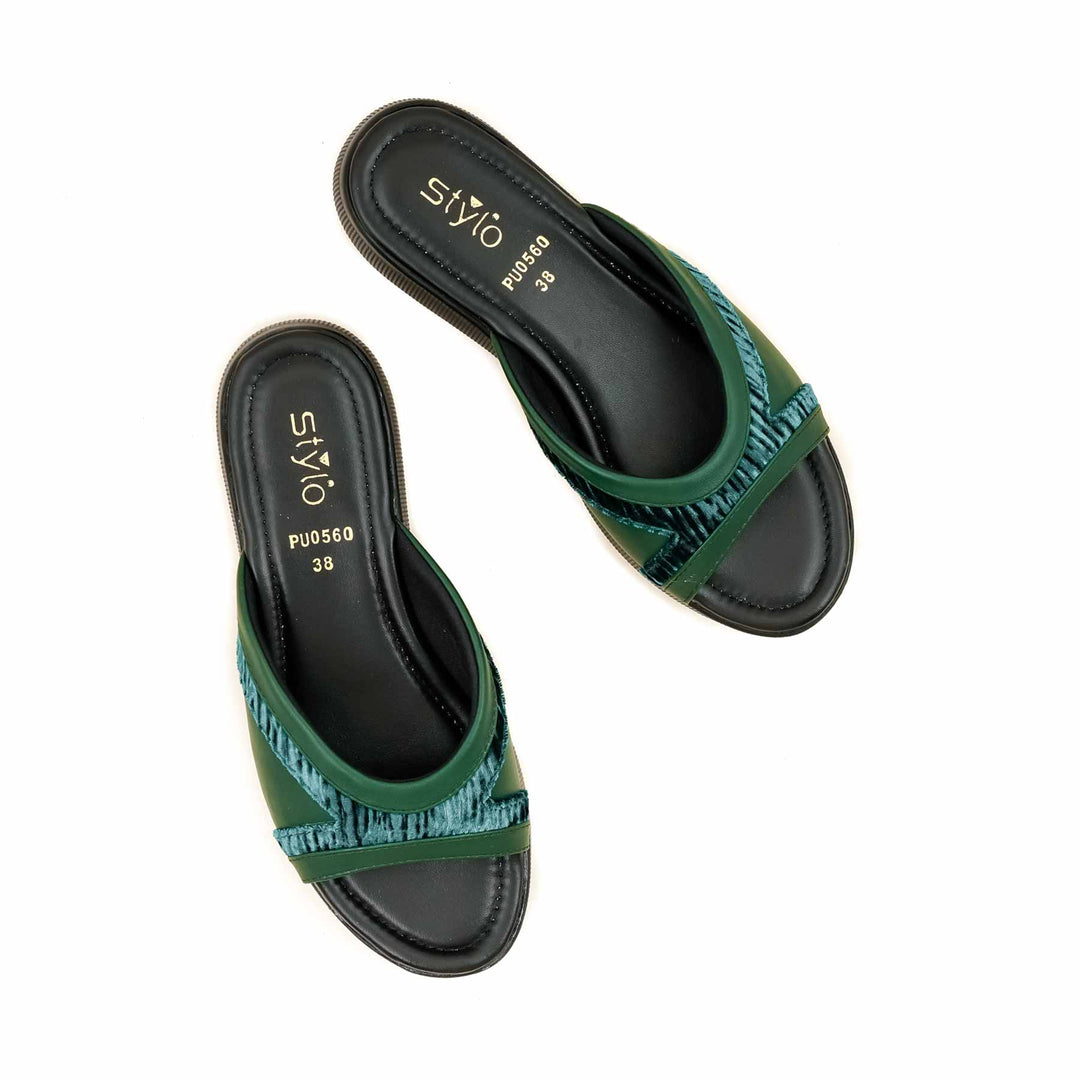 Green Formal Slipper PU0560
