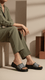 Black Formal Slipper For Ladies PU0561