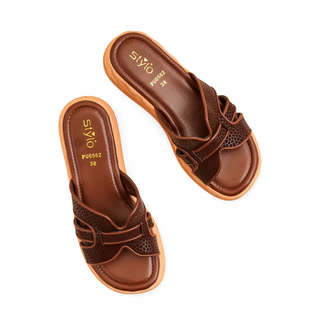 Brown Formal Slipper PU0562