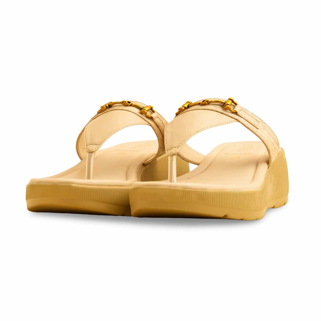 Beige Formal Chappal PU0566
