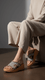 Beige Formal Slipper PU0576
