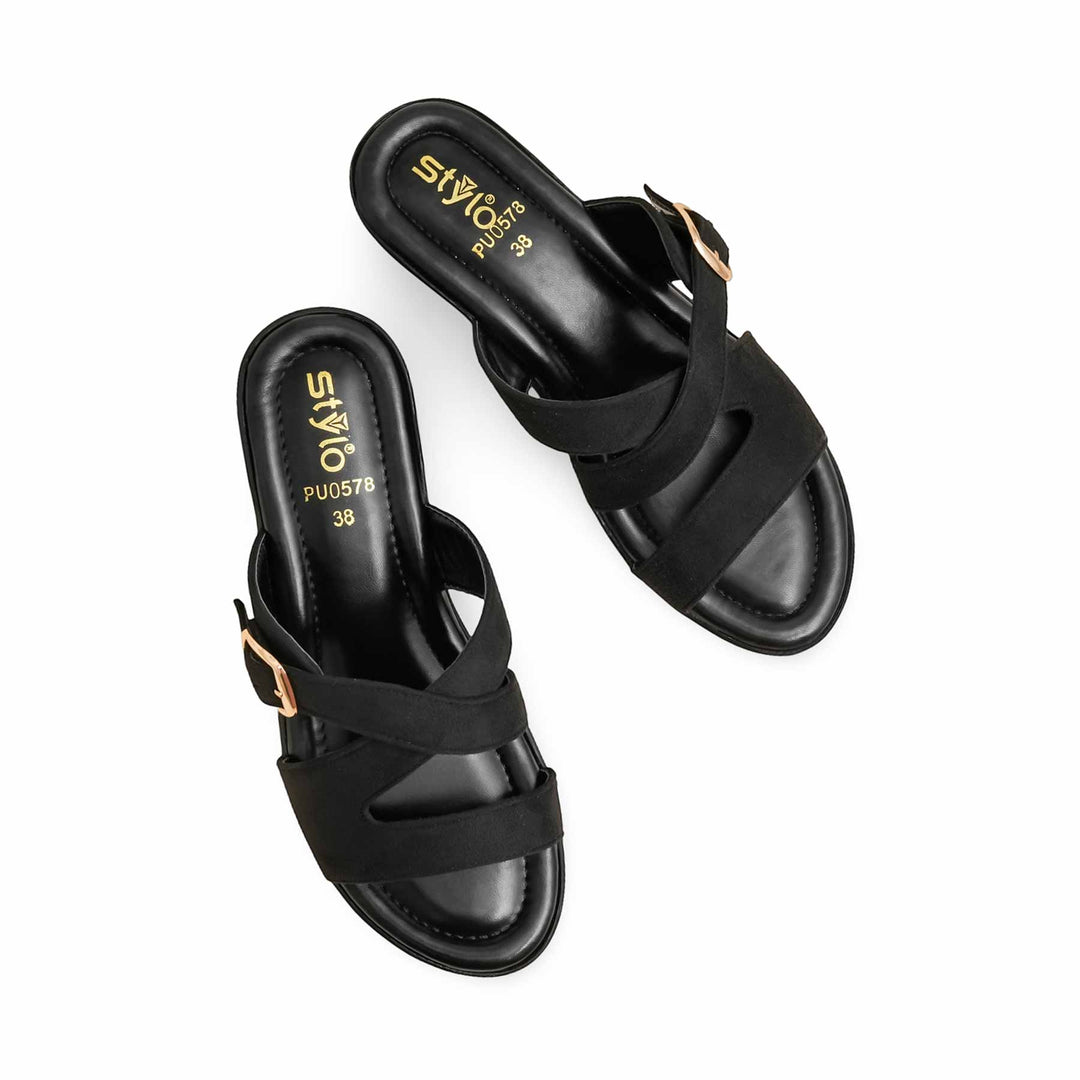 Black Formal Women Slipper PU0578