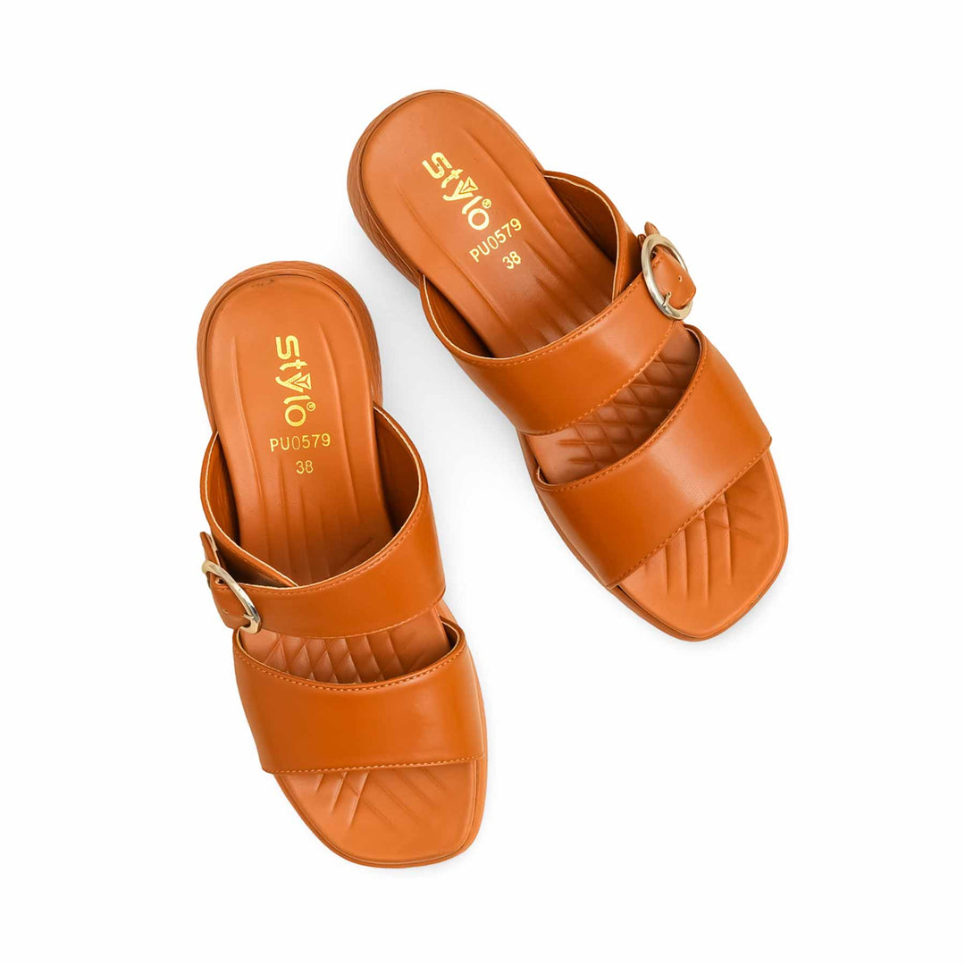 Tan Formal Slipper PU0579