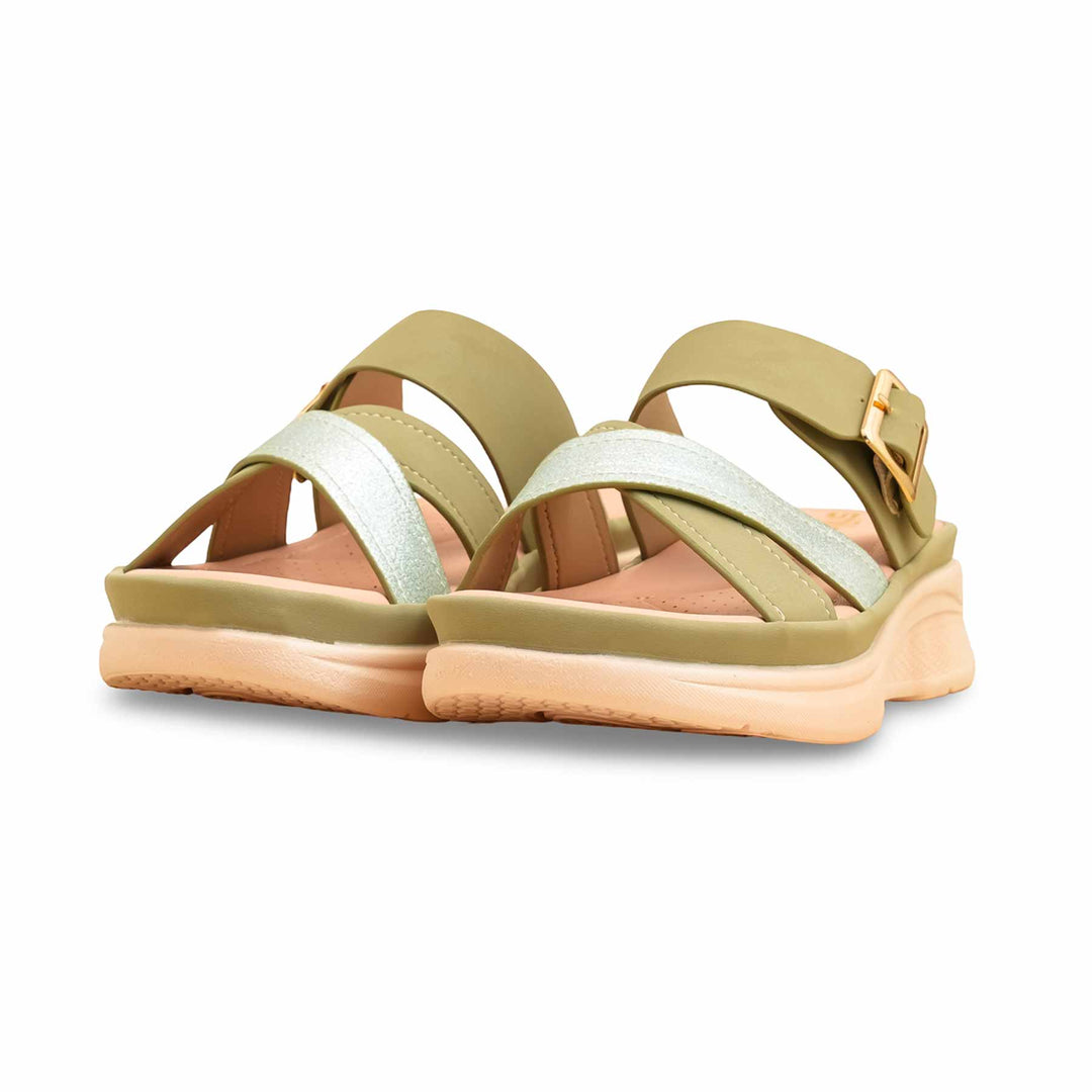 Olive Formal Slipper PU0581
