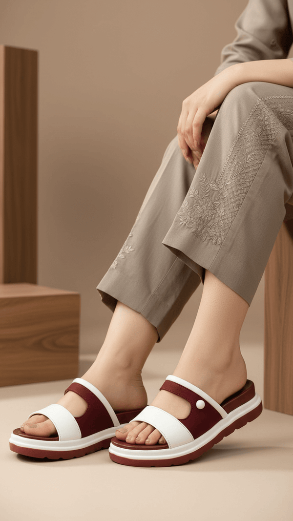 Maroon Formal Slipper PU0583
