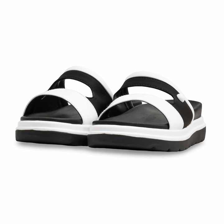 White Formal Slipper PU0583