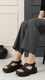 Black Formal Women Sandal PU0601