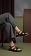 Black Formal Sandal PU0602
