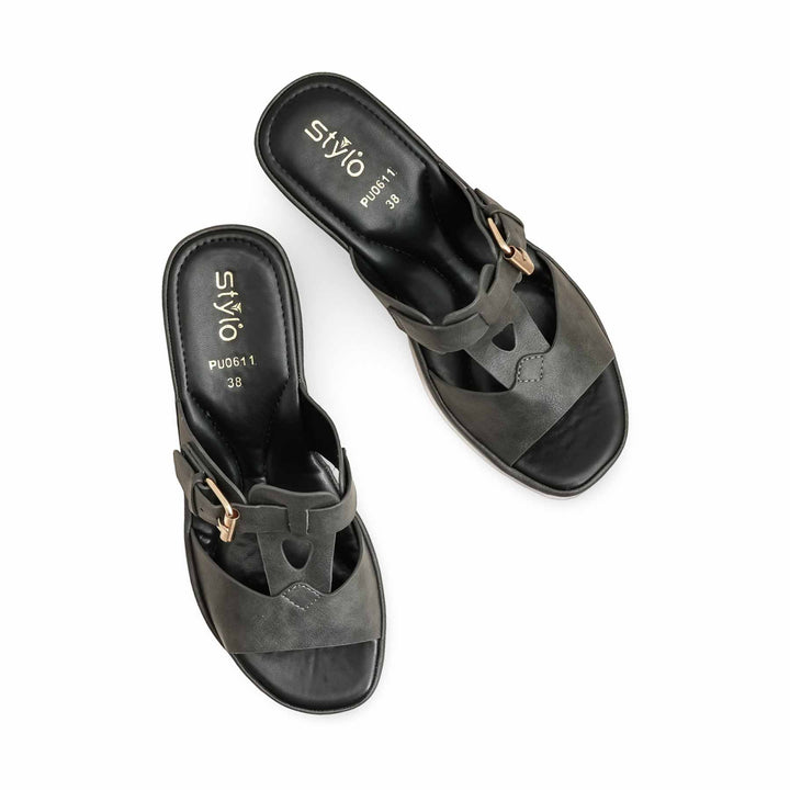 Grey Formal Slipper PU0611