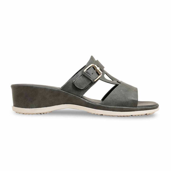 Grey Formal Slipper PU0611