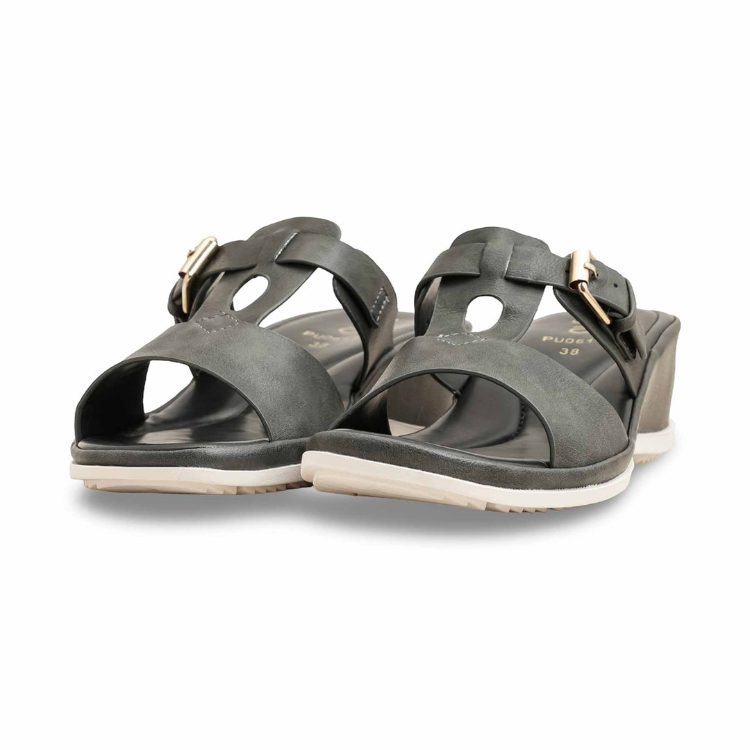Grey Formal Slipper PU0611