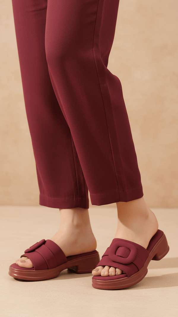 Maroon Formal Slipper PU0617