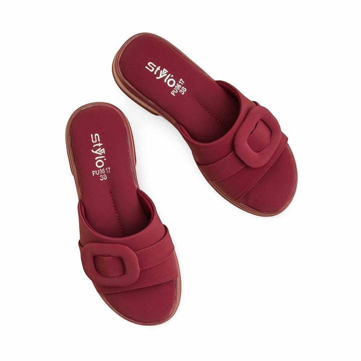 Maroon Formal Slipper PU0617