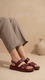 Maroon Formal Sandal PU0618