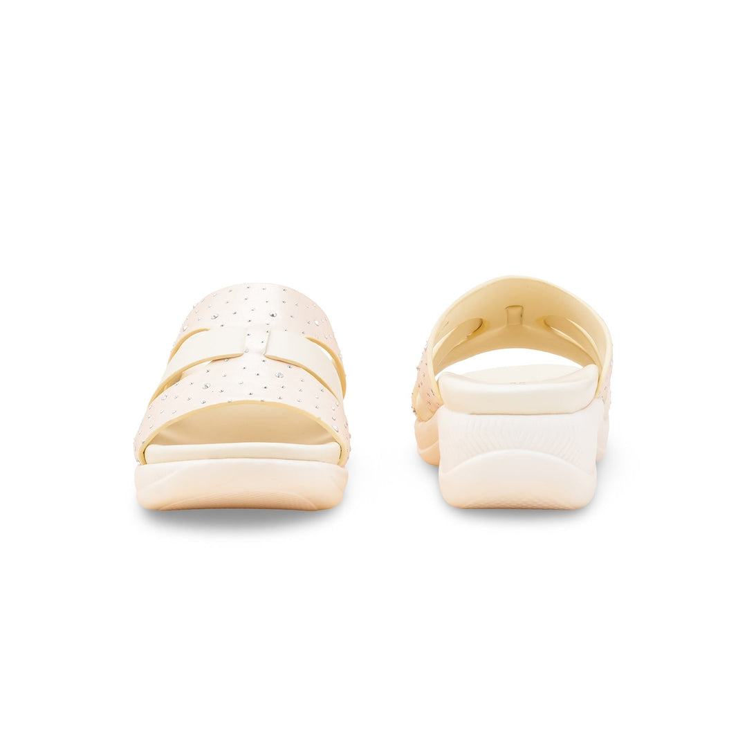 Cream Formal Women Slipper PU0627