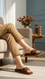 Brown Formal Slipper For Women PU0631