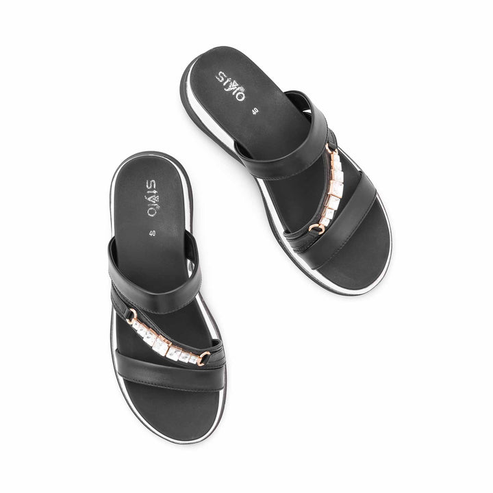 Black Formal Sandal For Ladies PU0655