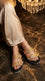 Golden Formal Slipper For Ladies PU0658