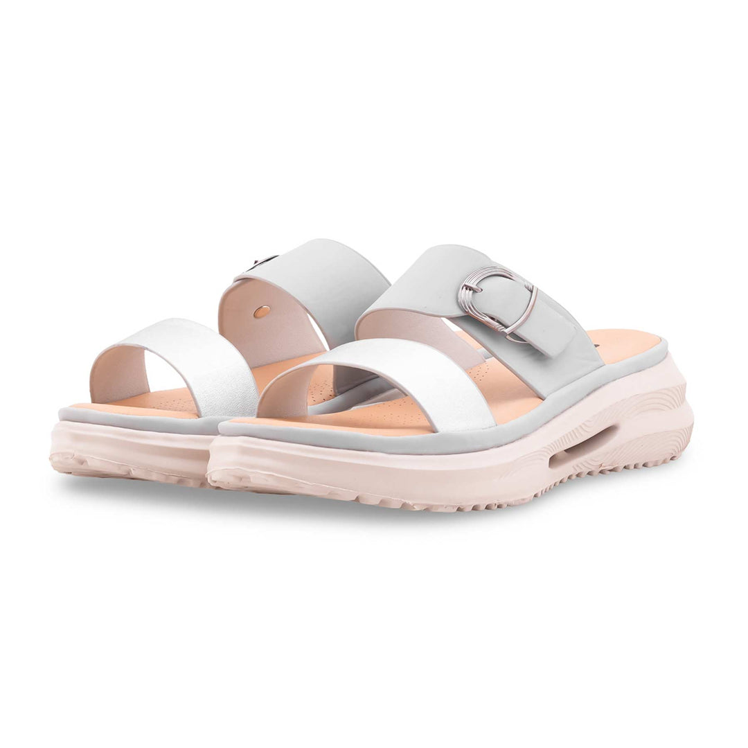 Grey Formal Slipper For Ladies PU0663