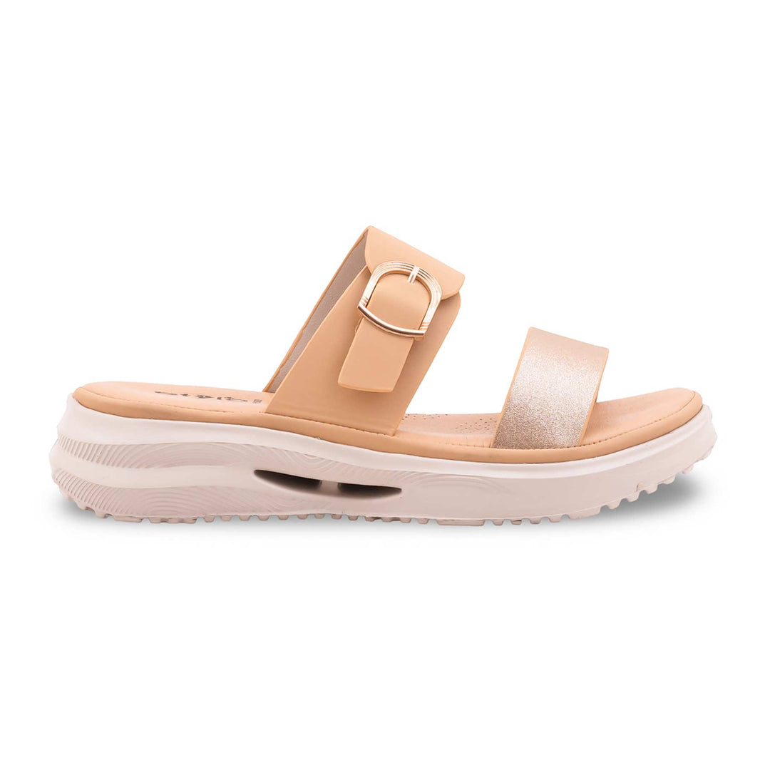 Beige Formal Slipper For Ladies PU0663