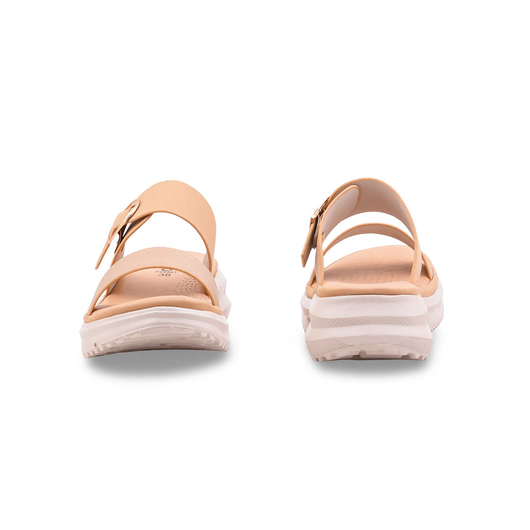 Beige Formal Slipper For Ladies PU0663