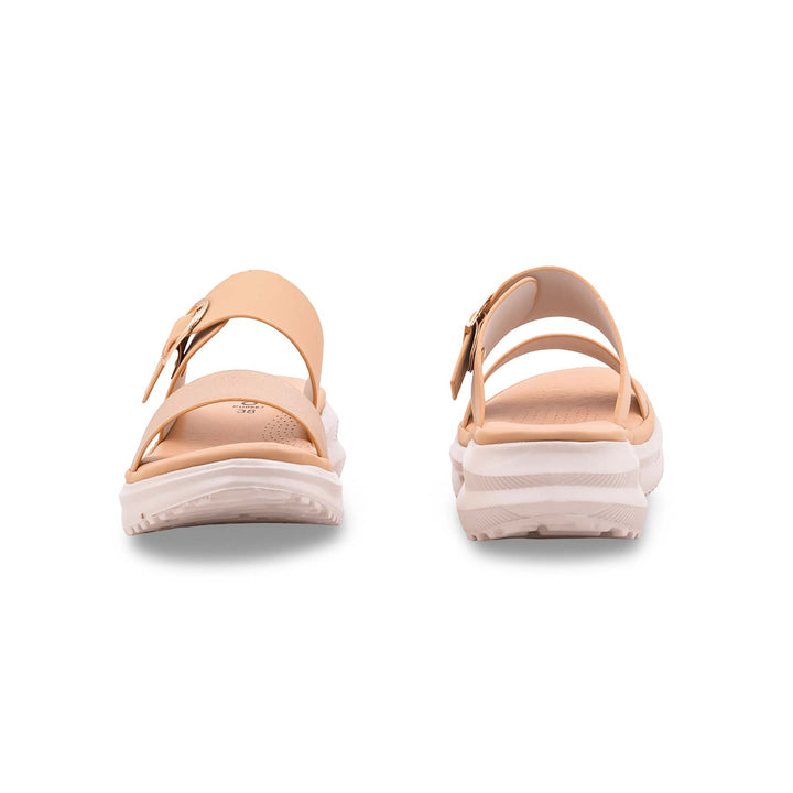 Beige Formal Slipper For Ladies PU0663