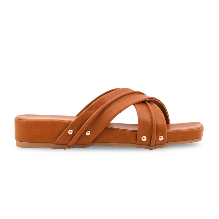 Mustard Formal Slipper For Ladies PU0664
